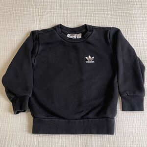 Adidas Black Sweatshirt with White Logo